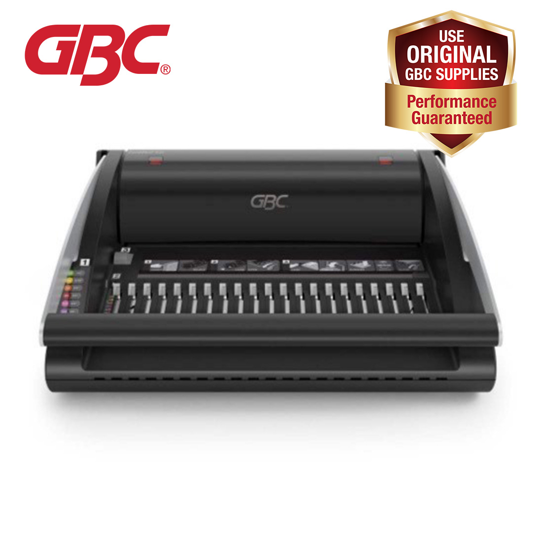 GBC CombBind 200 - Office Plastic Comb Binding Machine (20 Sheets) (Item No: G07-24) A7R1B42